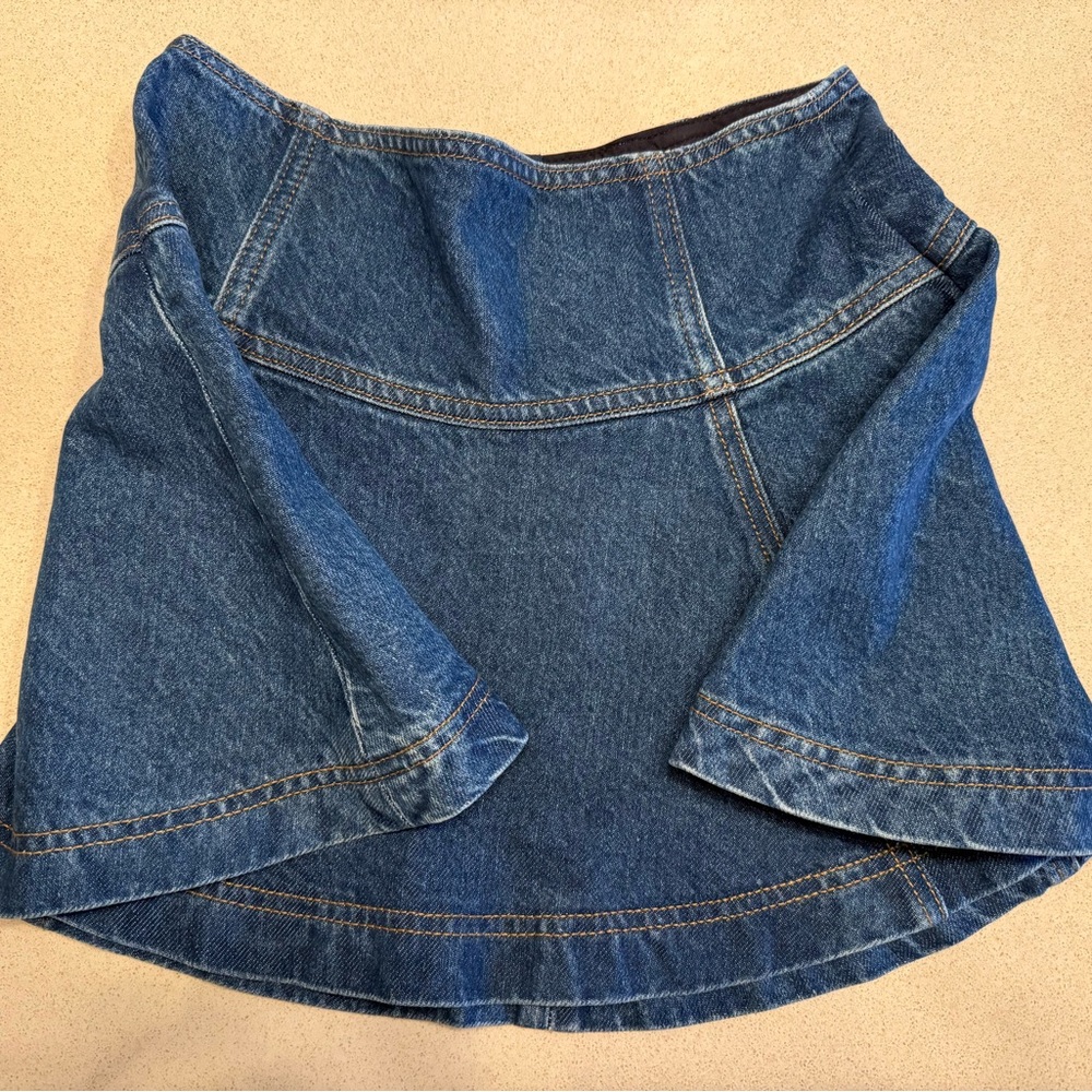 Reformation Bentley Denim Mini Skirt